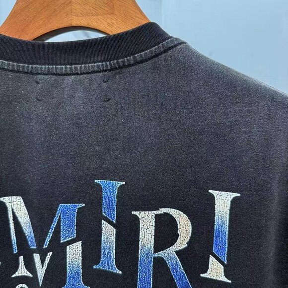 Amiri Beige Pool Cue printed cotton jersey T-shirt - Picture 4 of 4